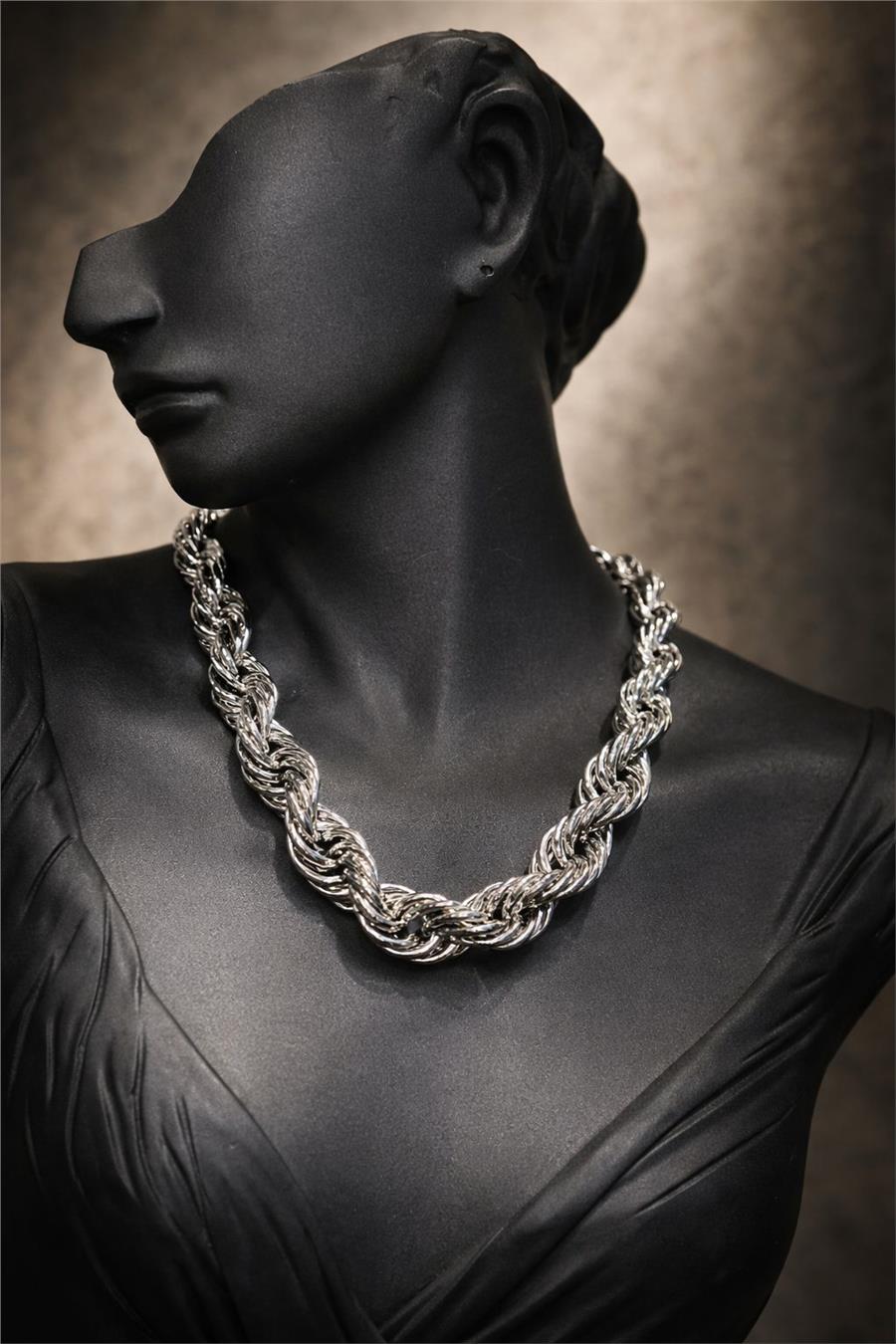 Samantha Silver Burgu Kolye